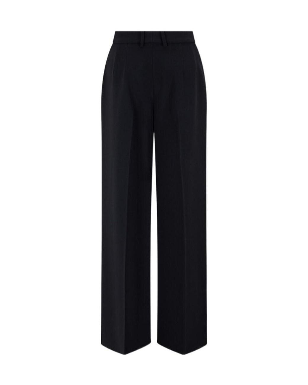 Ermanno Scervino Black Wide-Leg Casual Pants