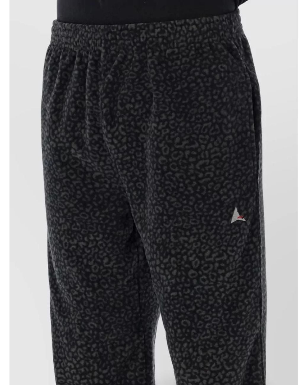 Roa Black Printed Trousers for men