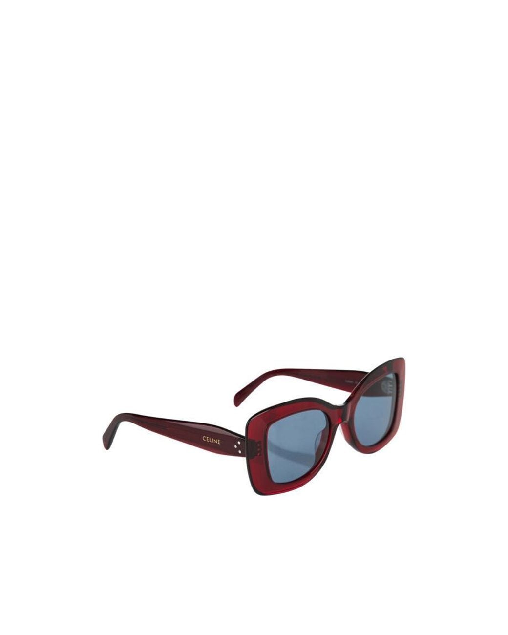 Céline White Full Frame Sunglasses