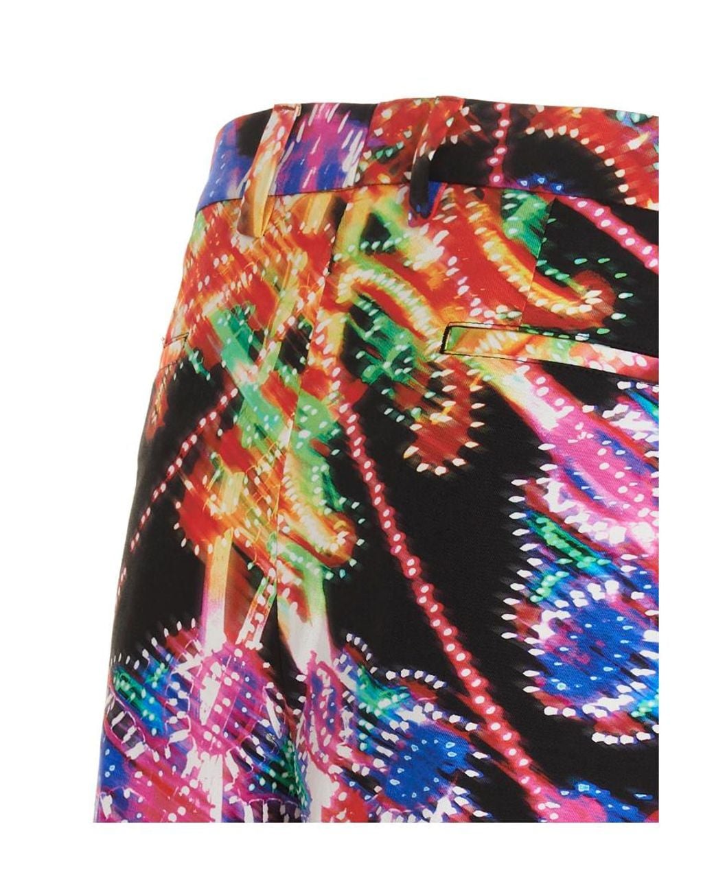 Dolce & Gabbana Red Luminaire Printed Shorts for men