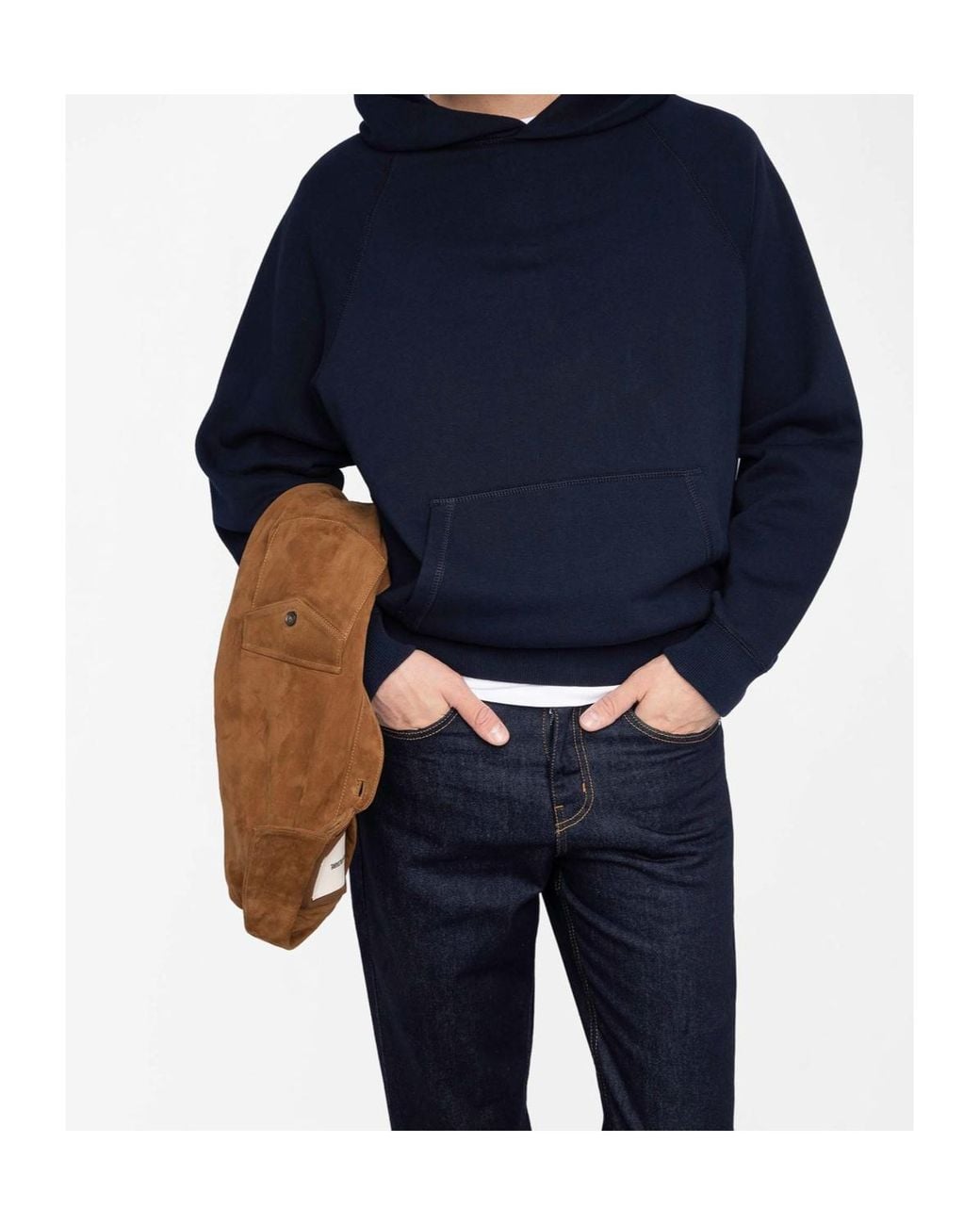 Zadig & Voltaire Blue Georgio Hoodie for men