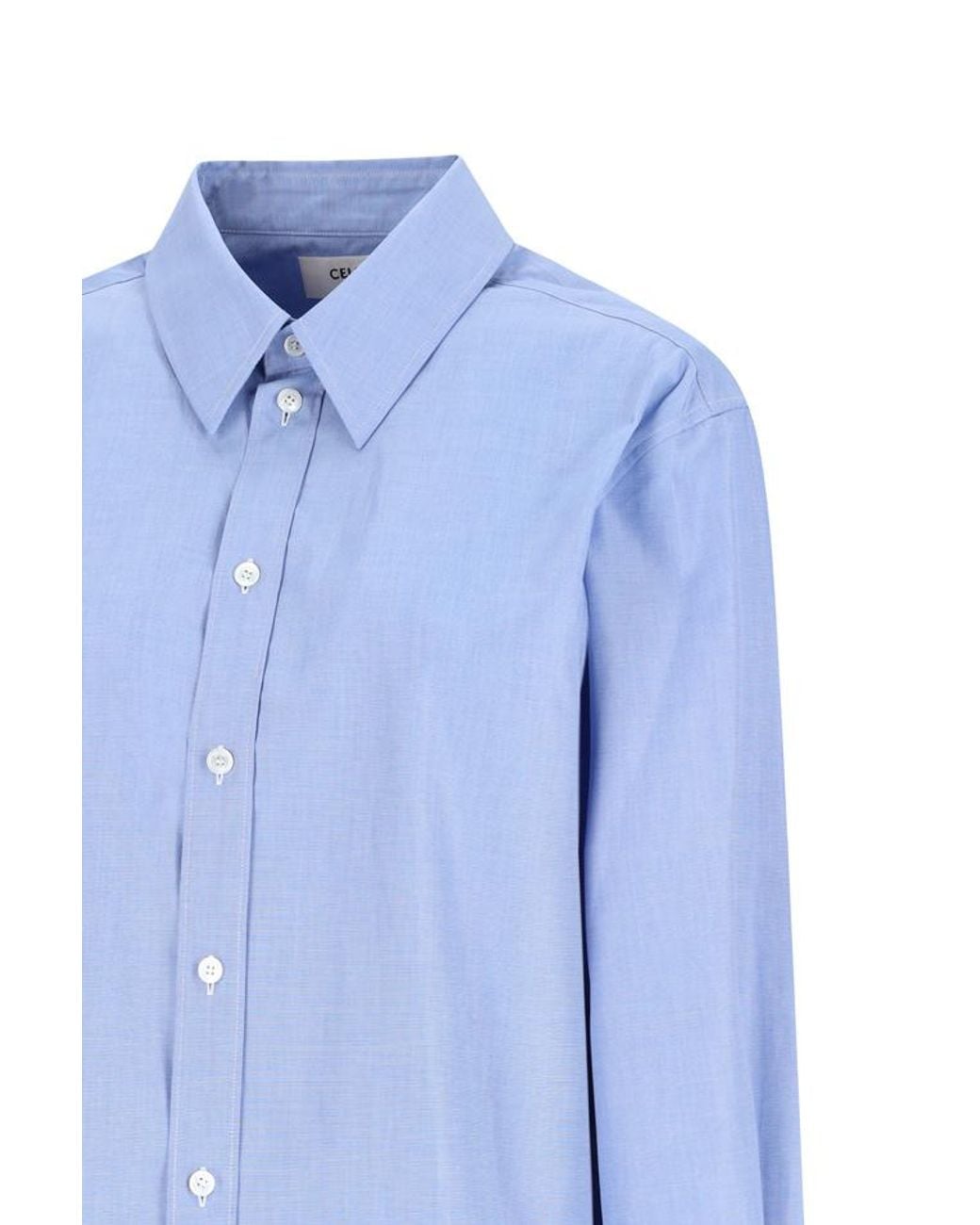 Céline Blue Relaxed Shirt