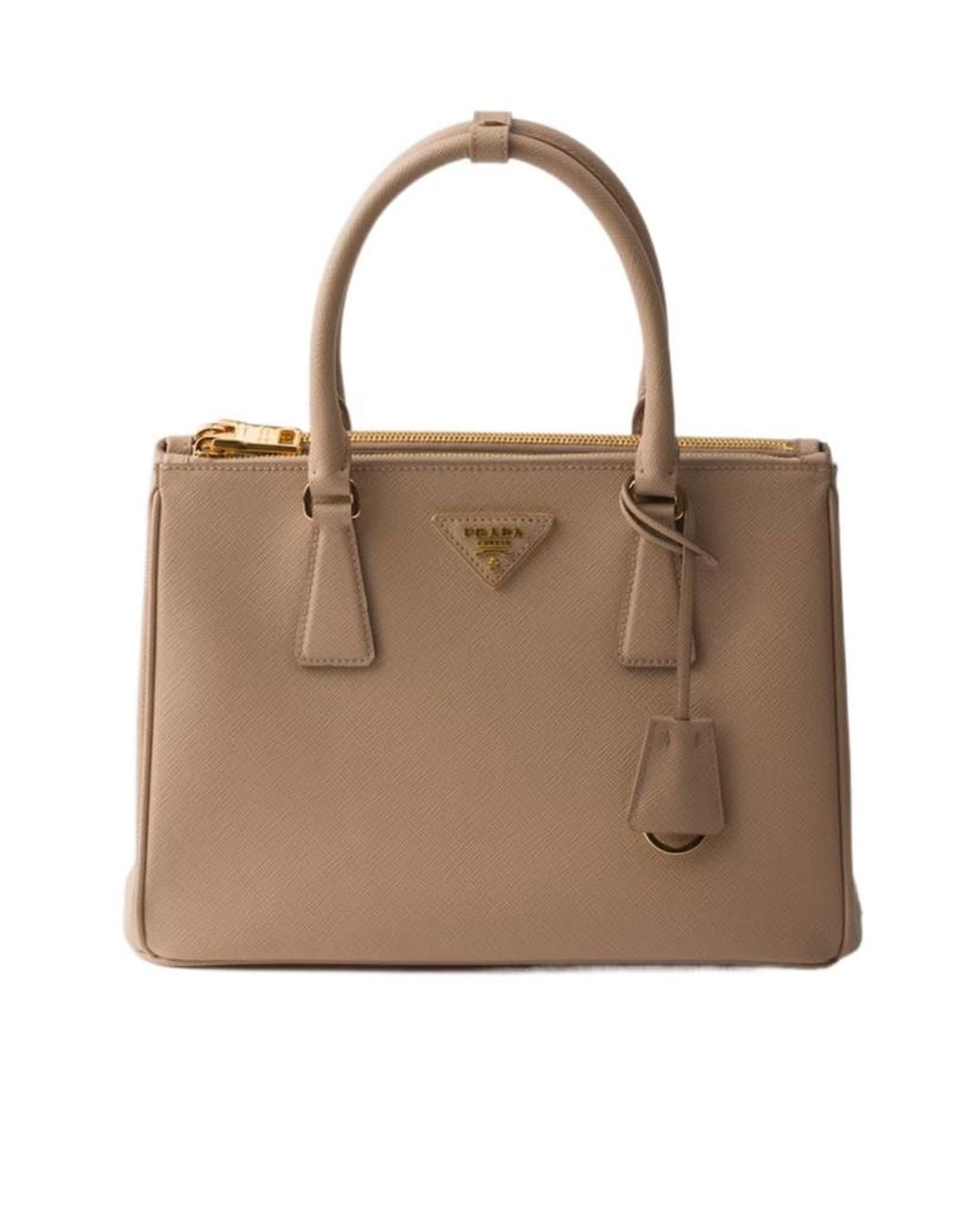 Prada Brown Galleria Medium Saffiano Leather Bag