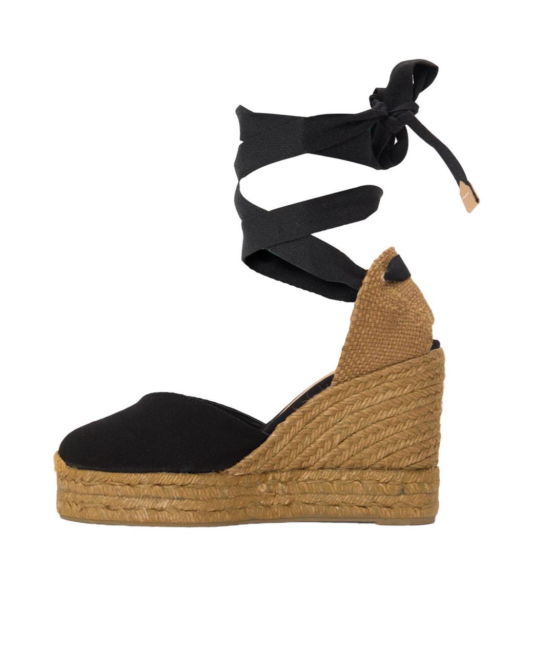 Castaner Black High-Heeled Sandals