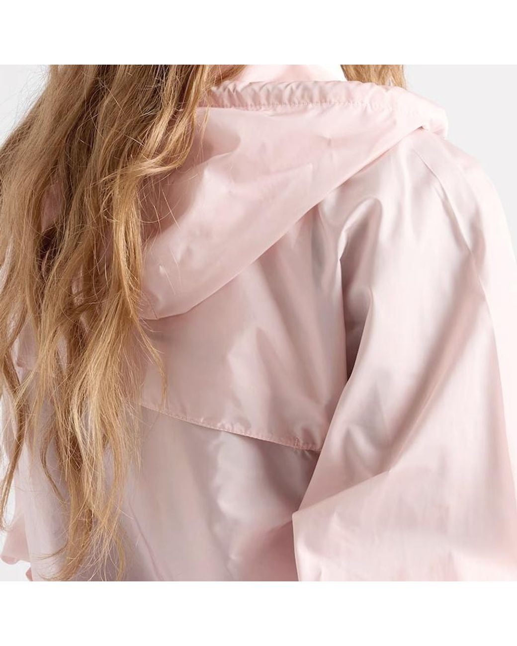 Prada Pink Zip-Up Hooded Jacket