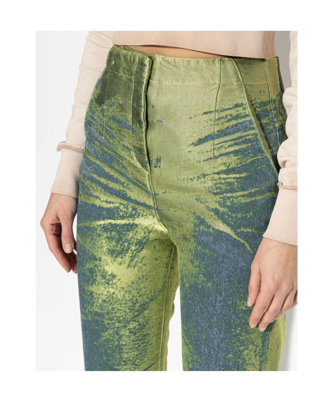 DIESEL Green D-Drelian-Fsi Trousers