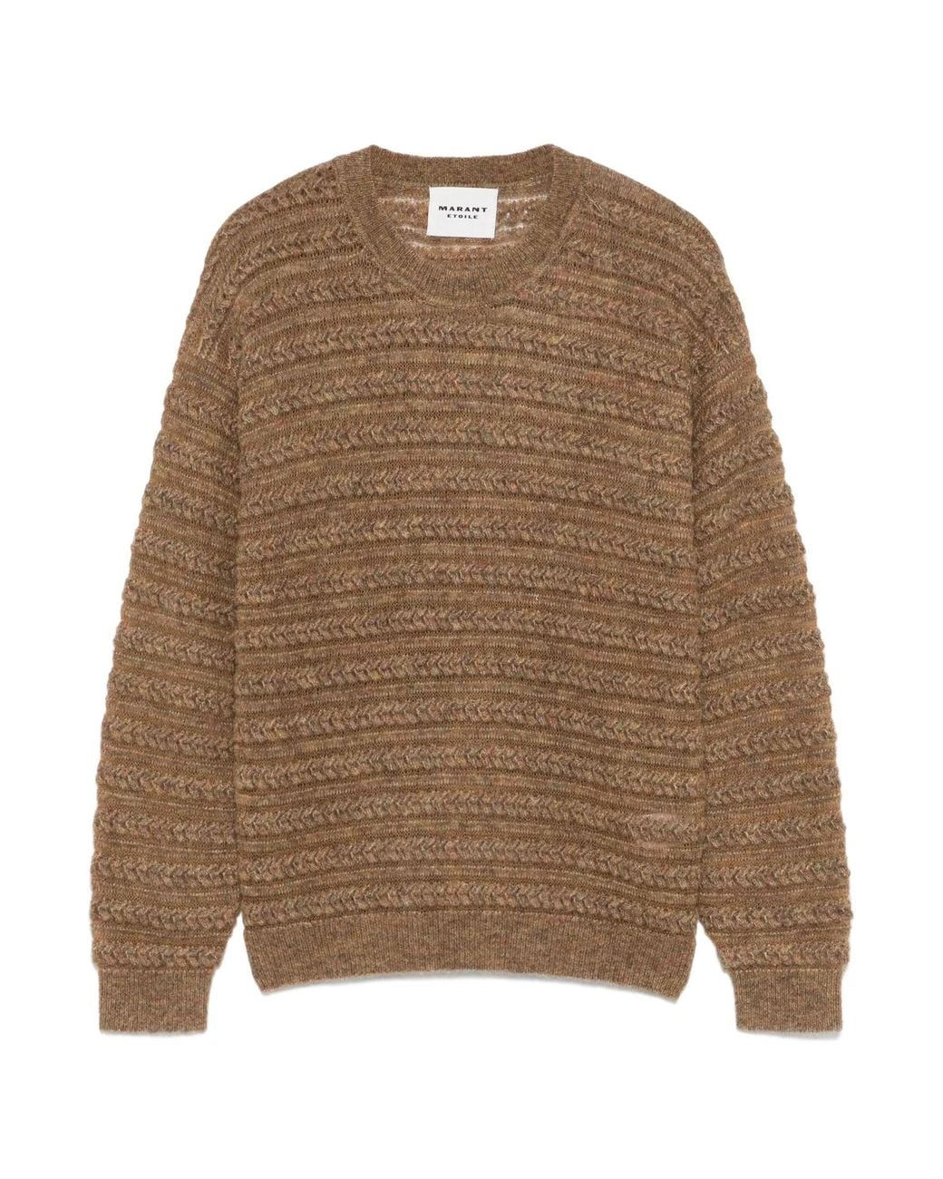 Isabel Marant Brown Isabel Marant Étoile Long-Sleeved Crewneck Jumper