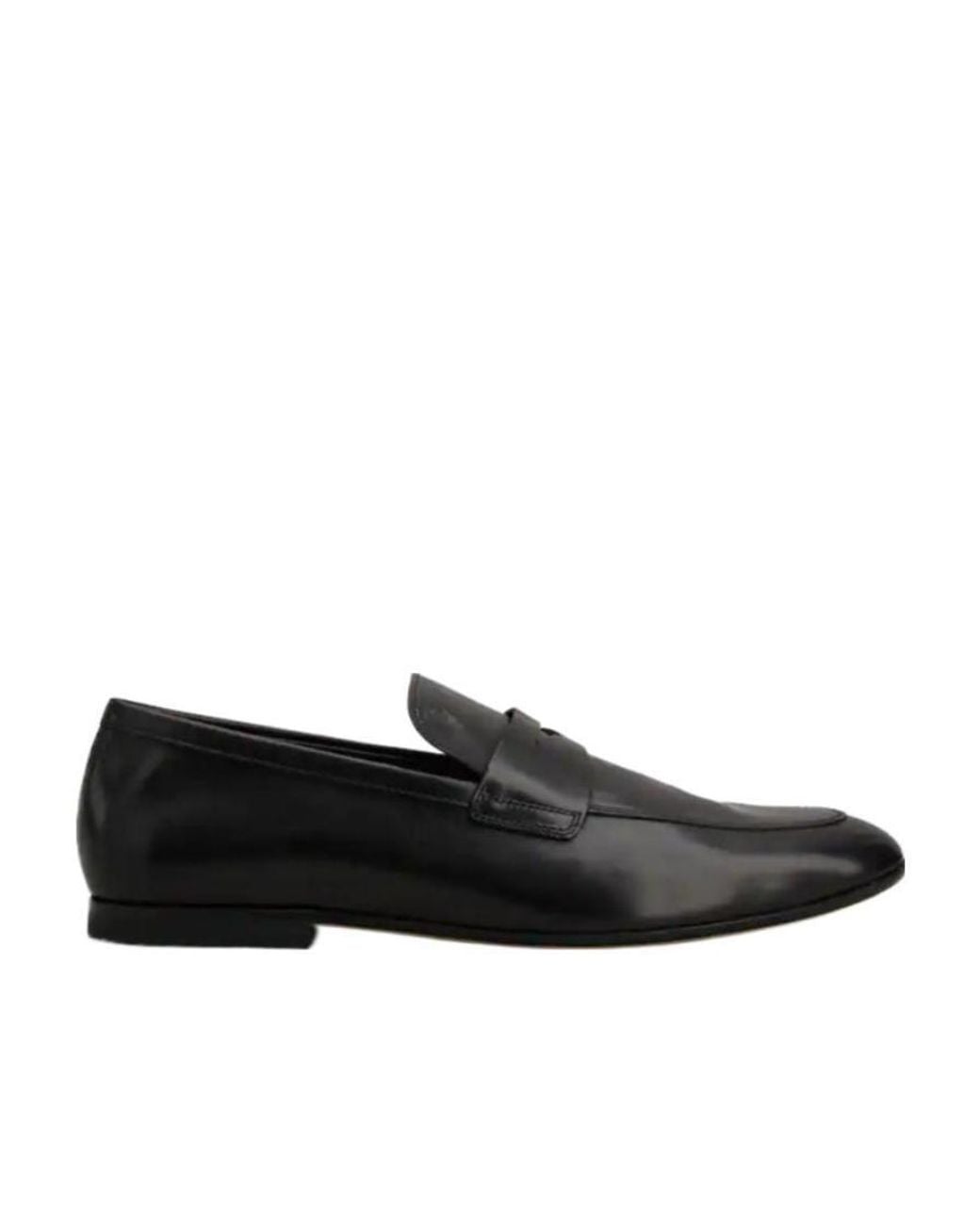 Tod's Black Logo-Embossed Slip-On Loafers for men