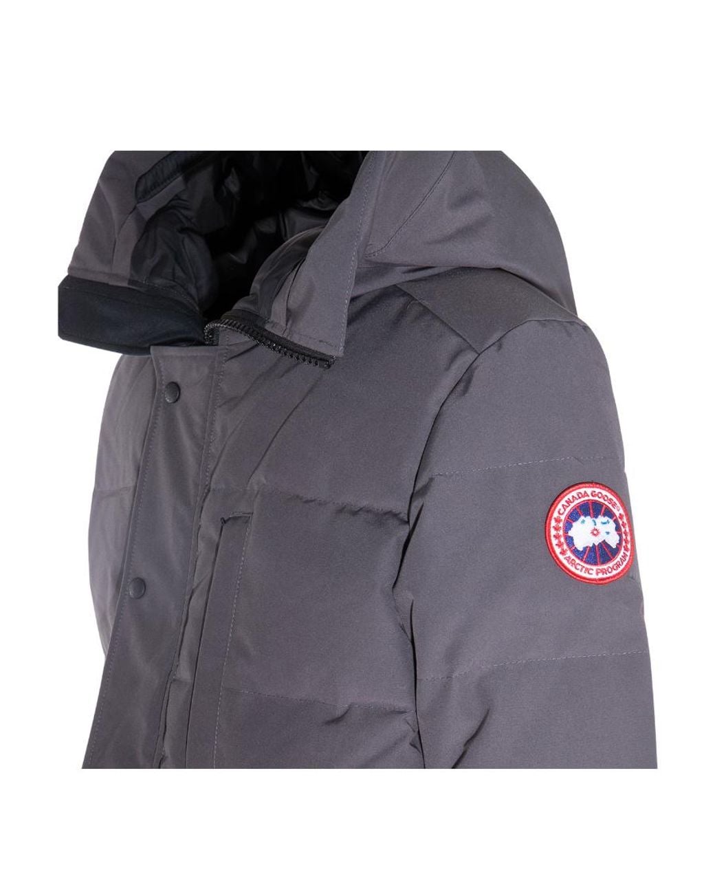 Canada Goose Gray Carson Hooded Parka for men