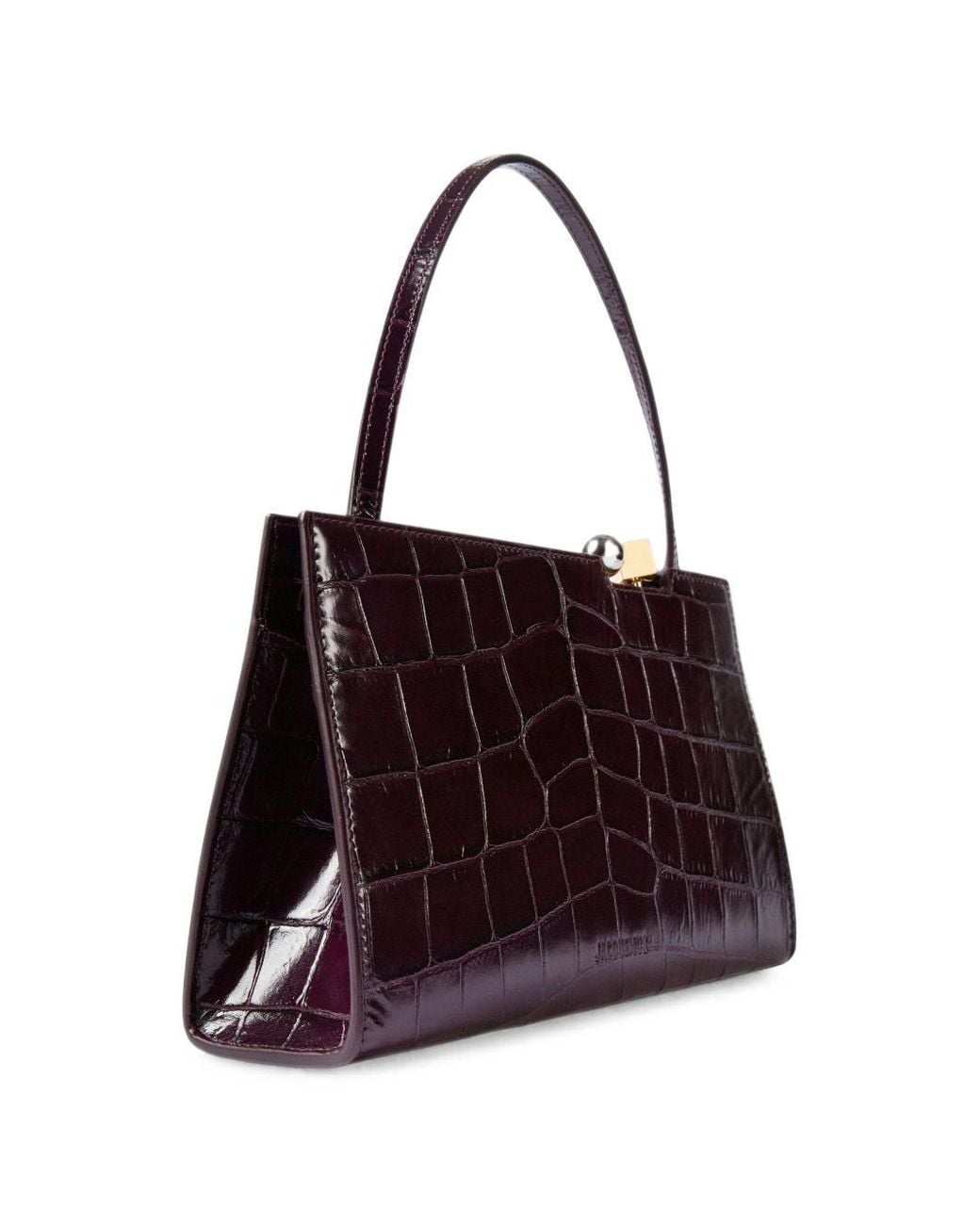 Jacquemus Purple The Salon Structured Shoulder Bag
