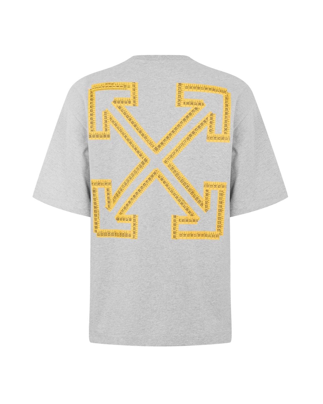 Off-White c/o Virgil Abloh Gray Simple And Casual T-Shirt for men