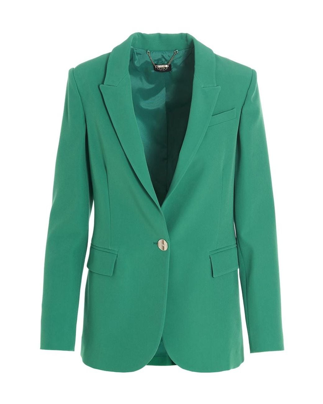 Liu Jo Green Logo Blazer
