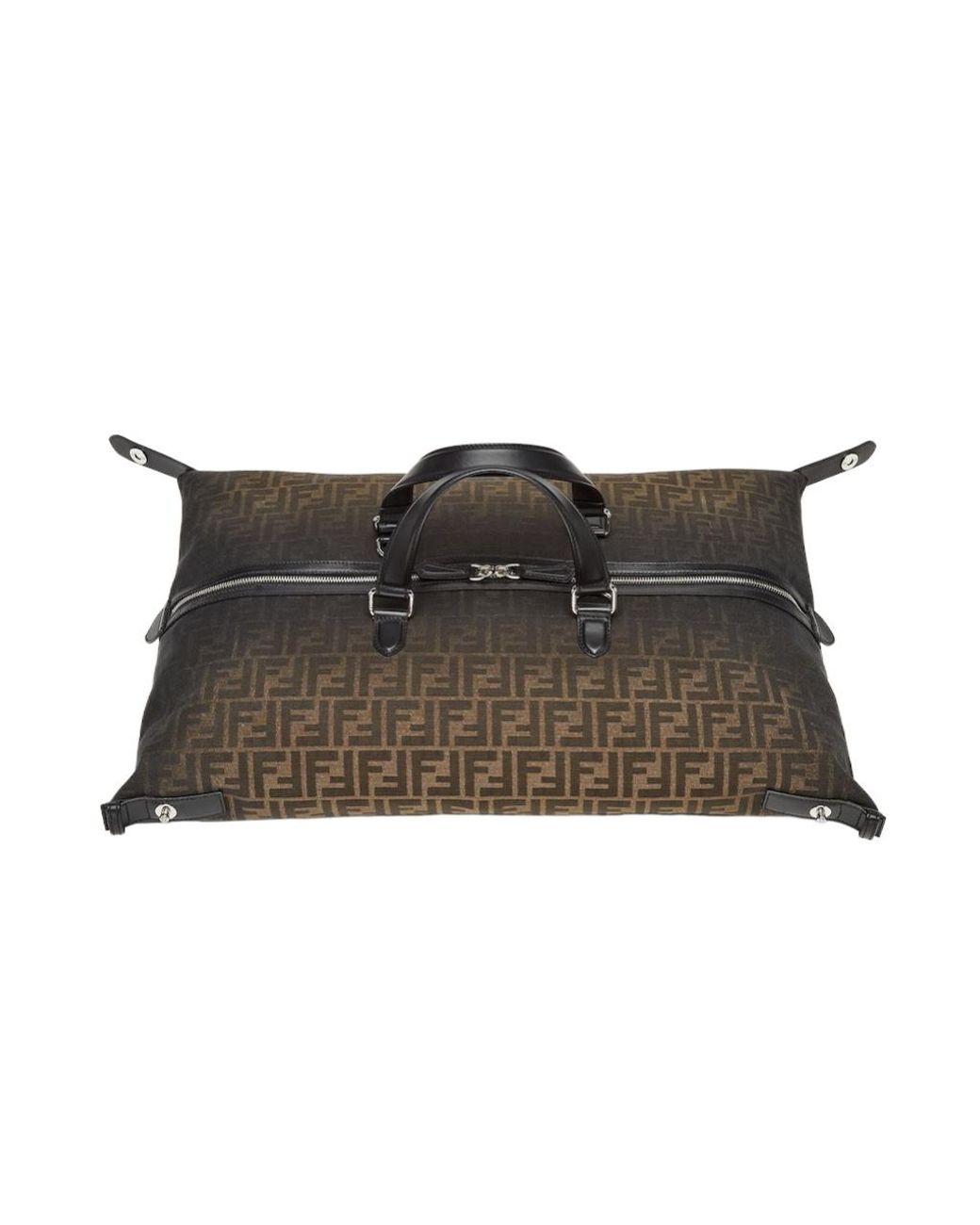 Fendi Brown Ff Eclissi Siesta Medium Travel Bag for men