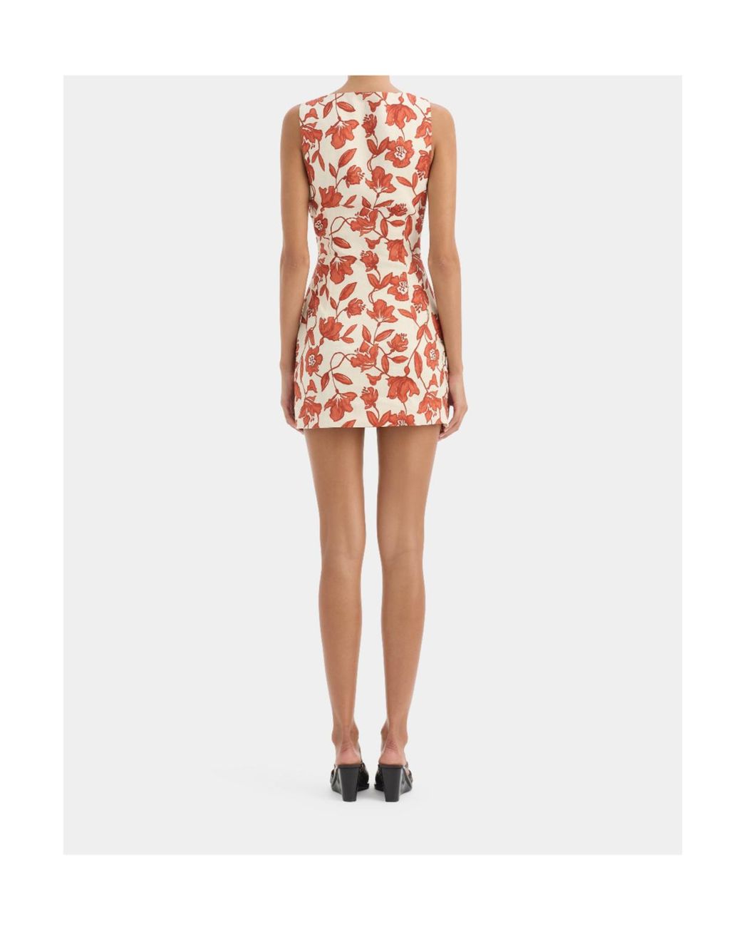 Sir Orange Floral Dress