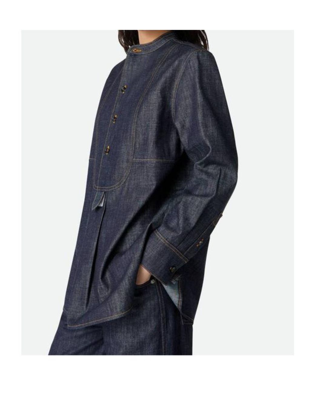 Bottega Veneta Blue Denim Shirt