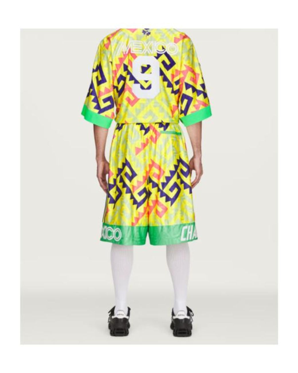 Adidas Originals Green X Willy Chavarria Pattern-Printed Shorts for men