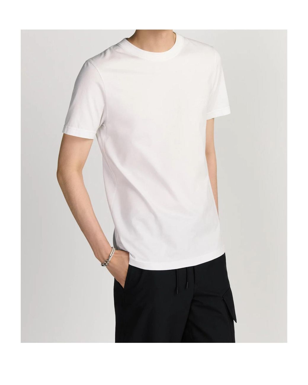 Dior White Homme Icons Regular Fit T-Shirt for men