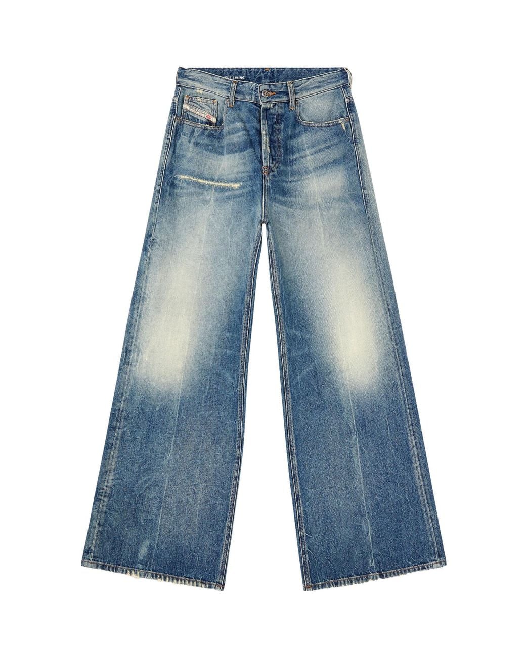 DIESEL Blue 1996 D-Sire Wide-Leg Jeans