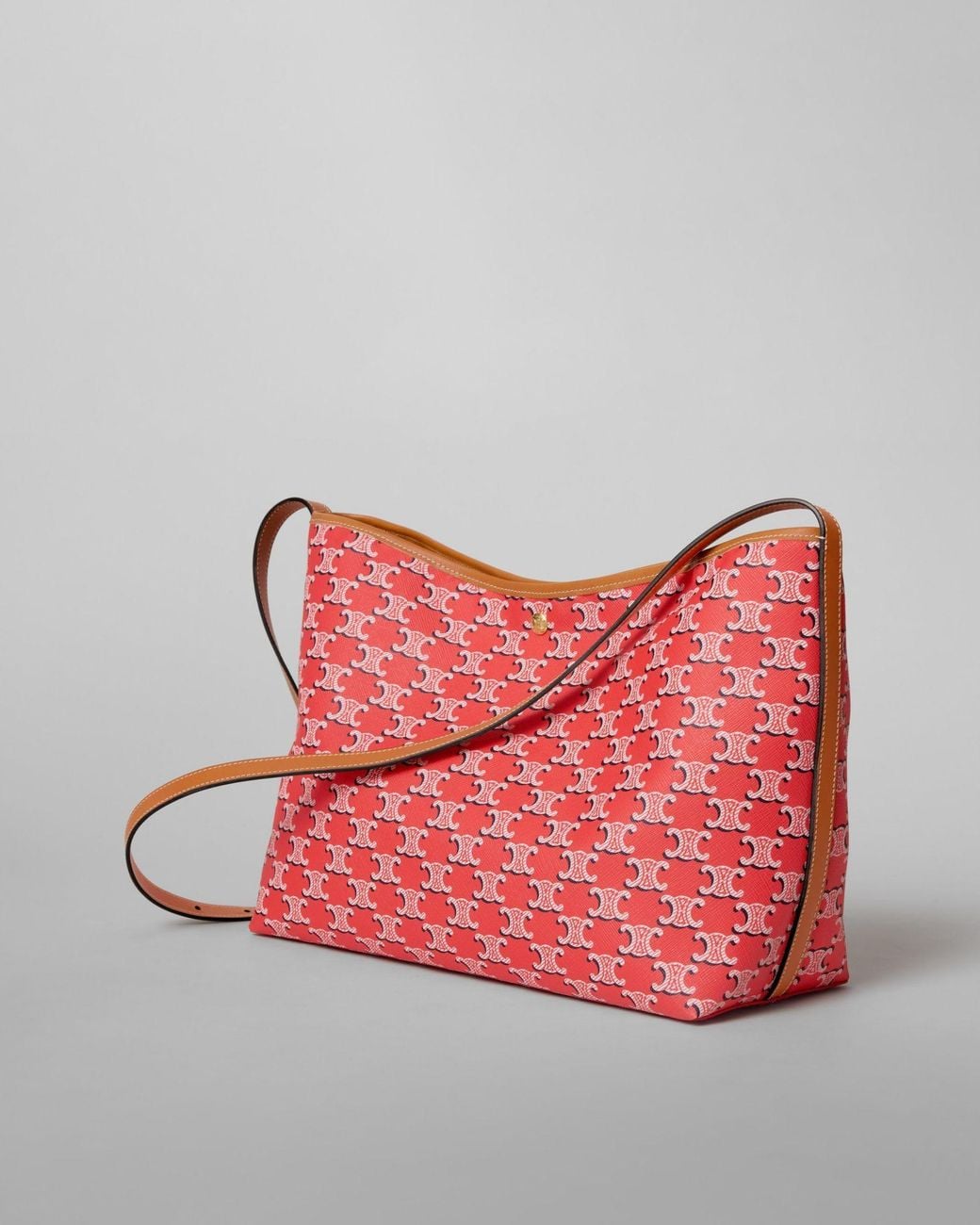 Céline Red Soft Shopper Bag