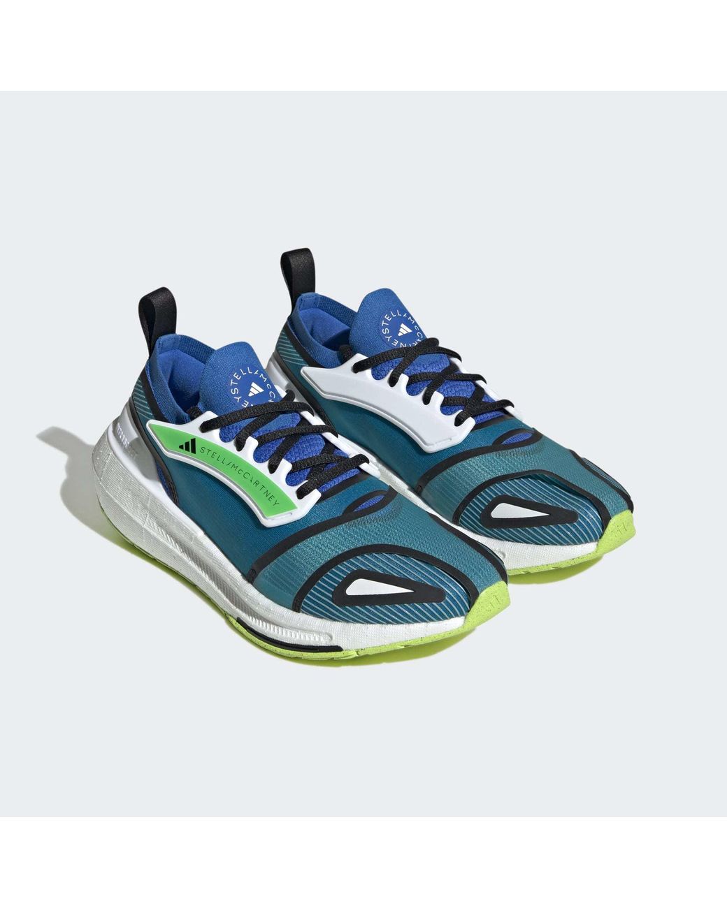 Adidas By Stella McCartney Blue Lace-Up Sneakers