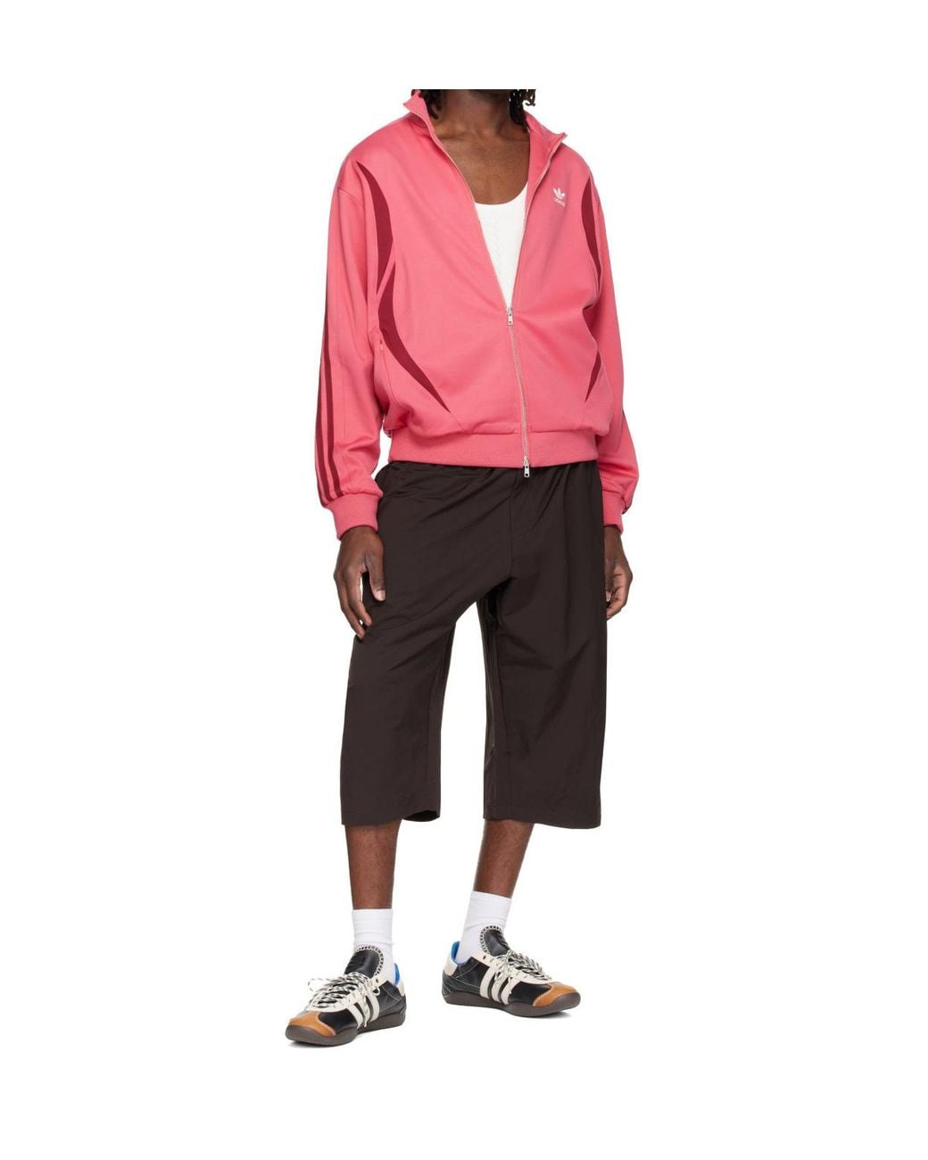 Wales Bonner Black X Y-3 Logo-Print Drawstring Trousers for men