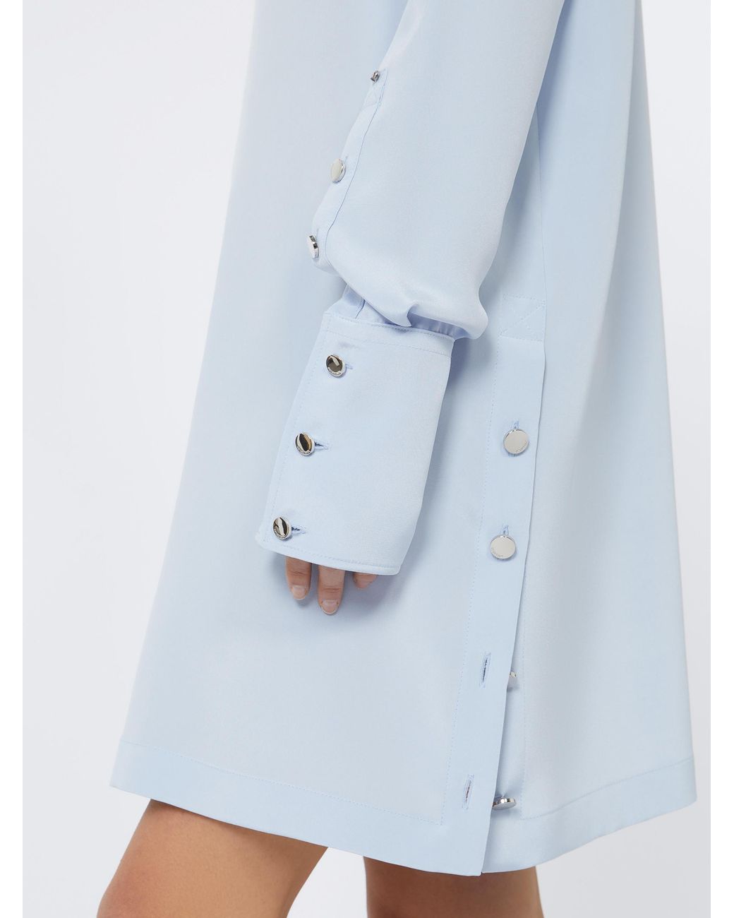 Sportmax Blue Silk Tunic