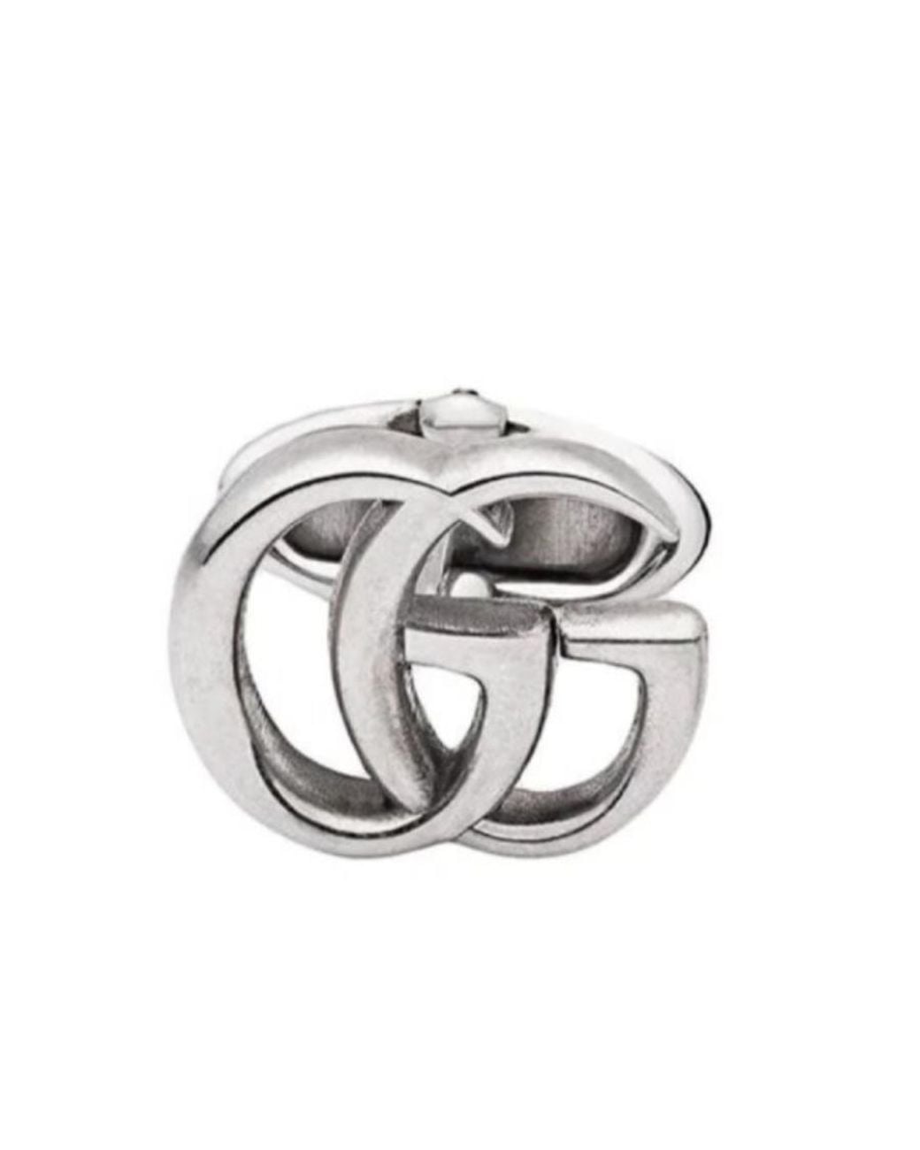 Gucci White Gg Marmont Cufflinks for men
