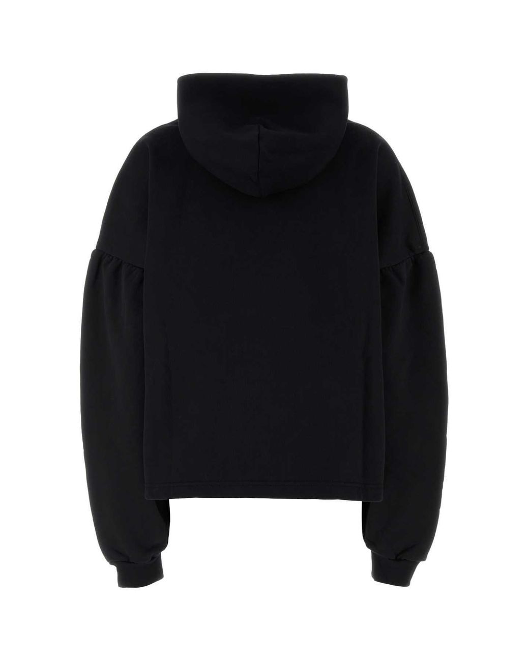 Balenciaga Black Logo Embellished Hoodie