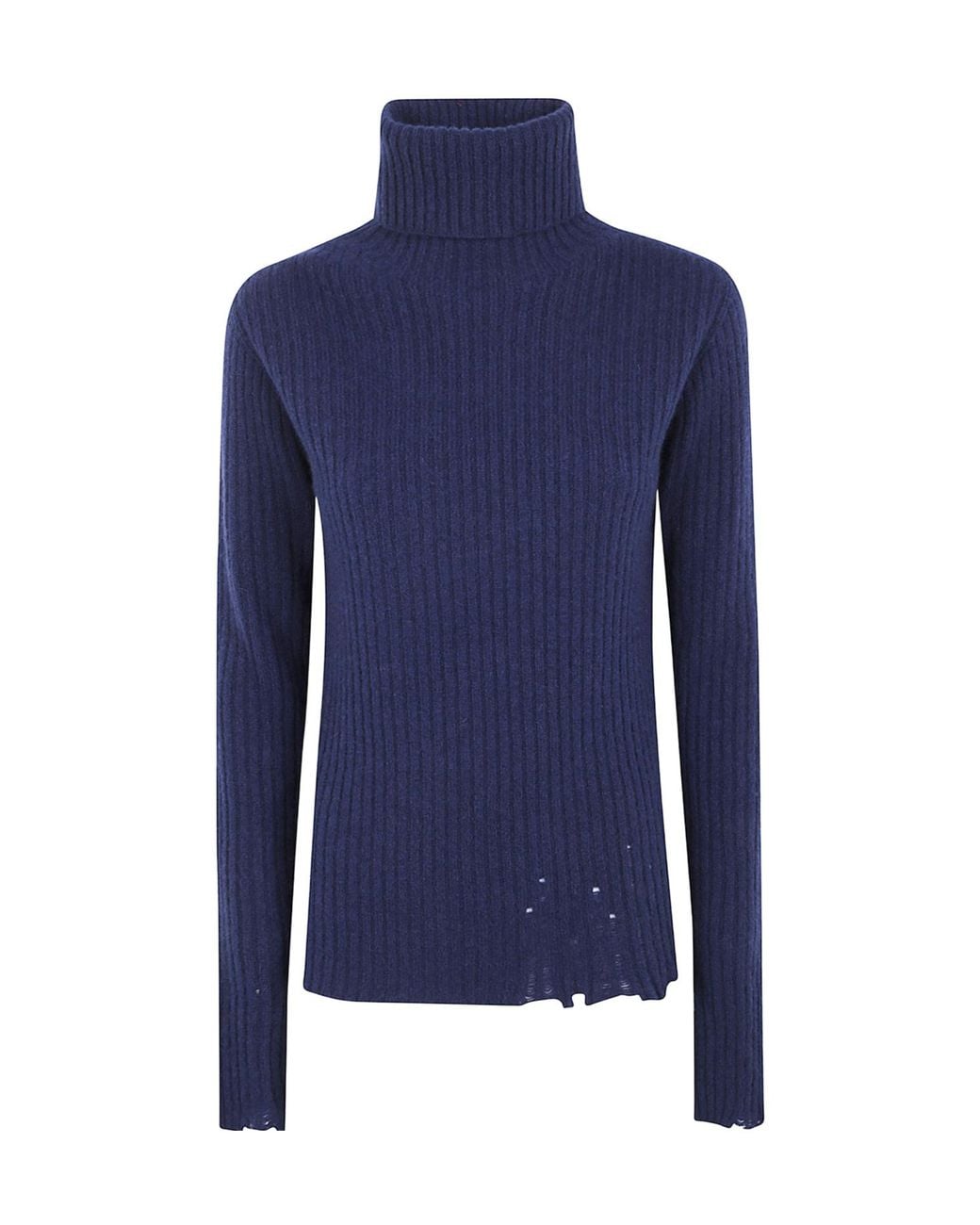 Uma Wang Blue Turtleneck Sweater