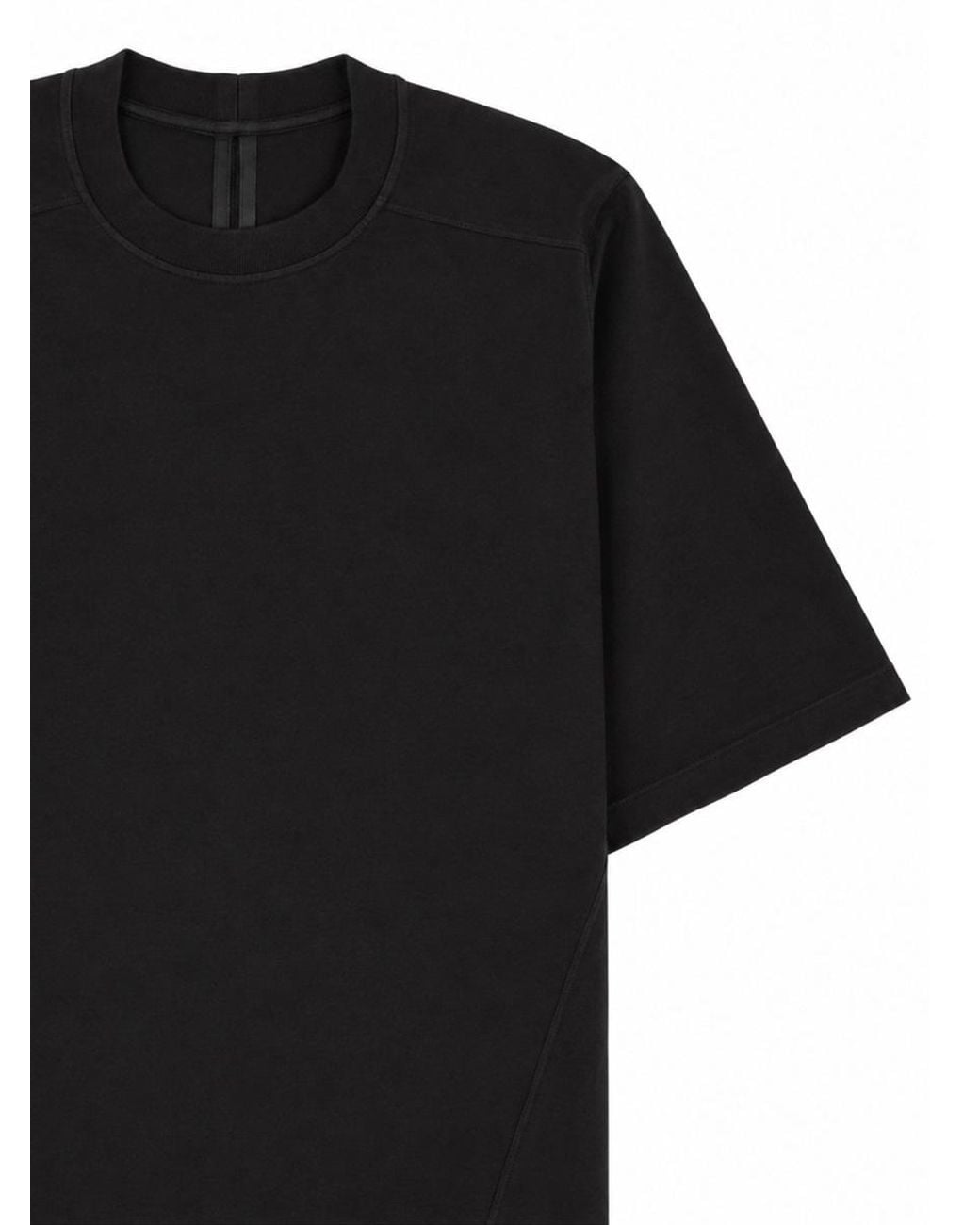 Rick Owens Black Tower Walrus Jersey T-Shirt for men