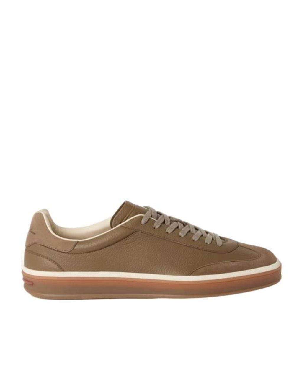 Loro Piana Brown Tennis Walk Sneaker for men