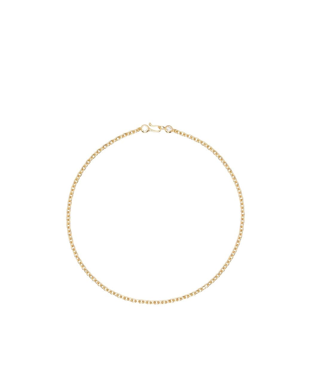 NUMBERING Metallic Chain Necklace for men