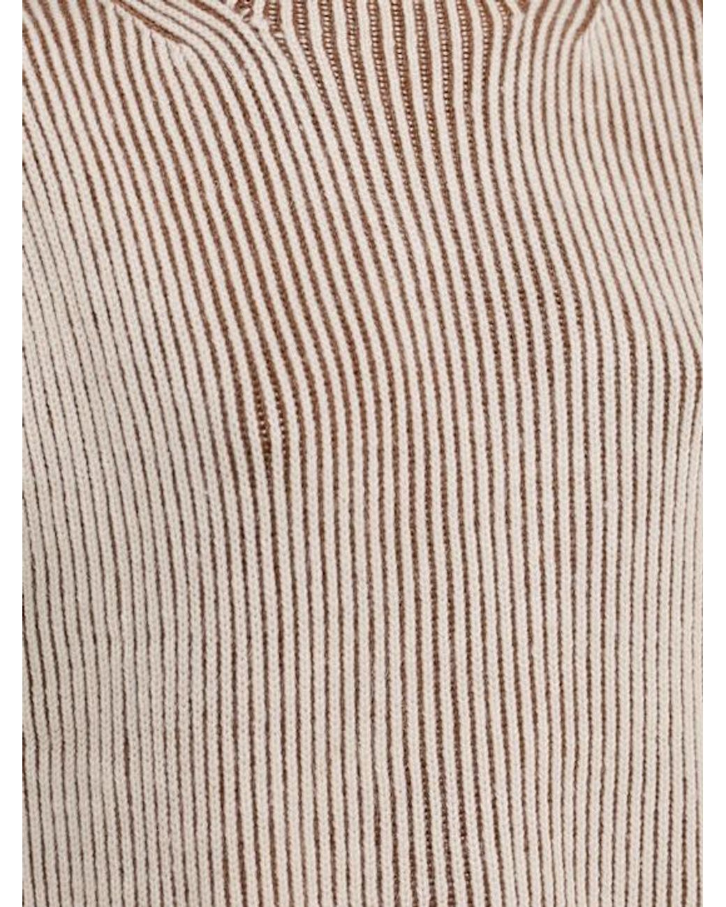 Varley White High-Necked Sleeveless Sweater