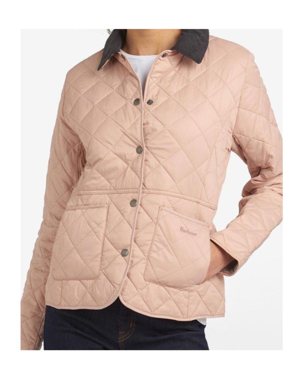 Barbour Pink Deveron Jacket