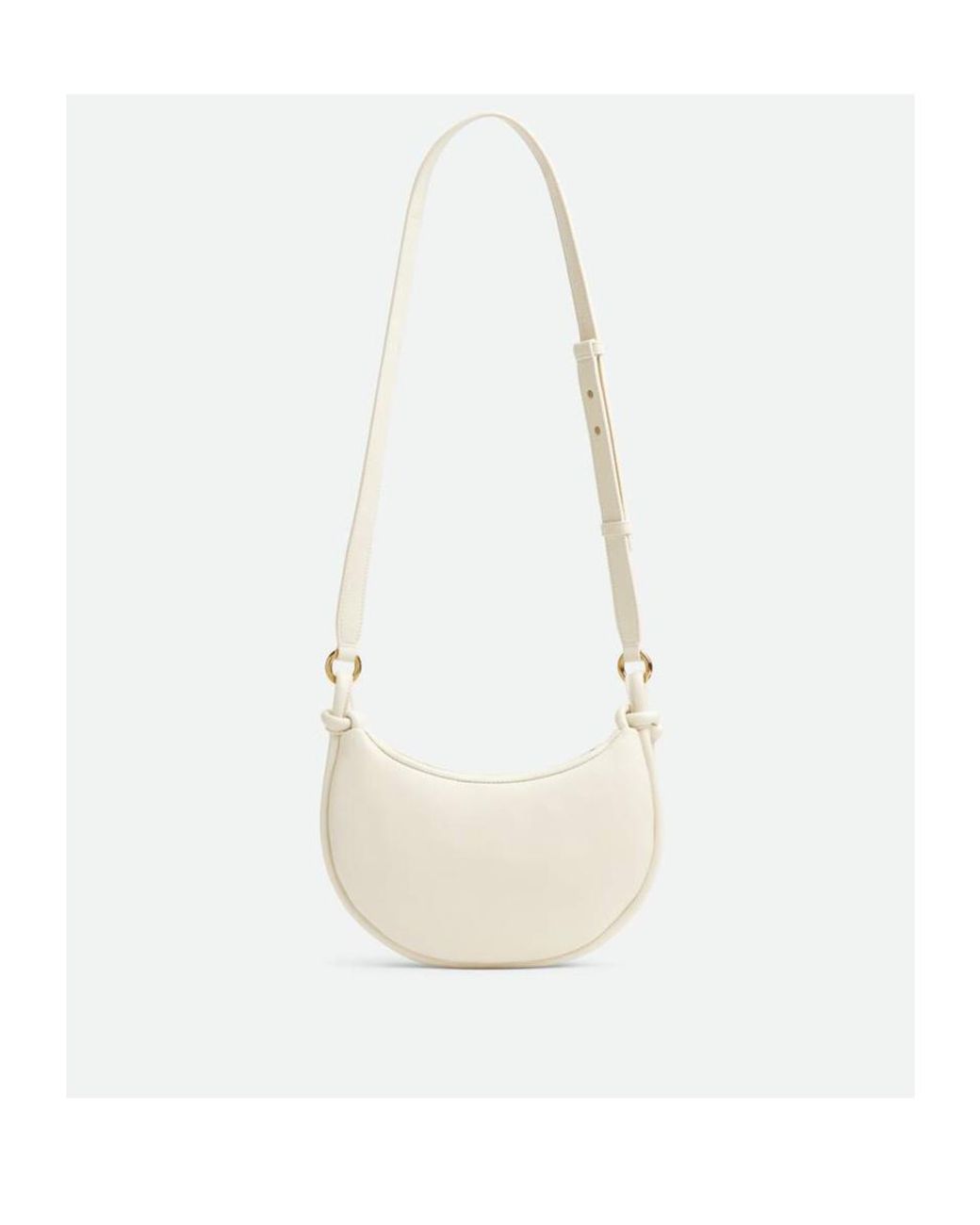 Bottega Veneta White Gemelli Intrecciato Shoulder Bag
