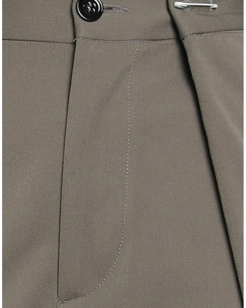 MM6 by Maison Margiela Gray Casual Trousers