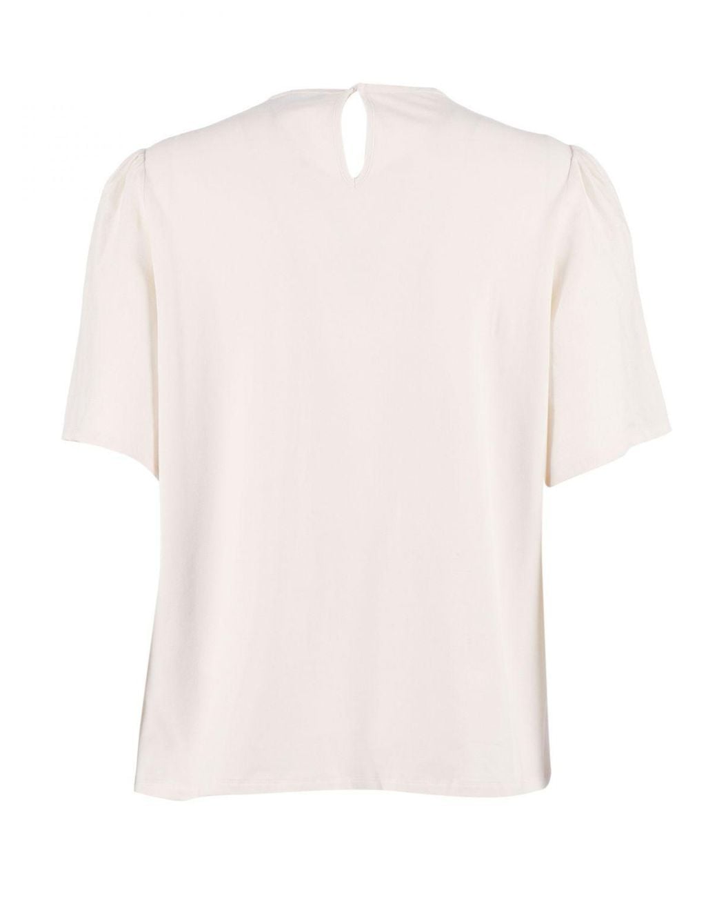 Weekend by Maxmara White Floral-Embroidered Panelled Top