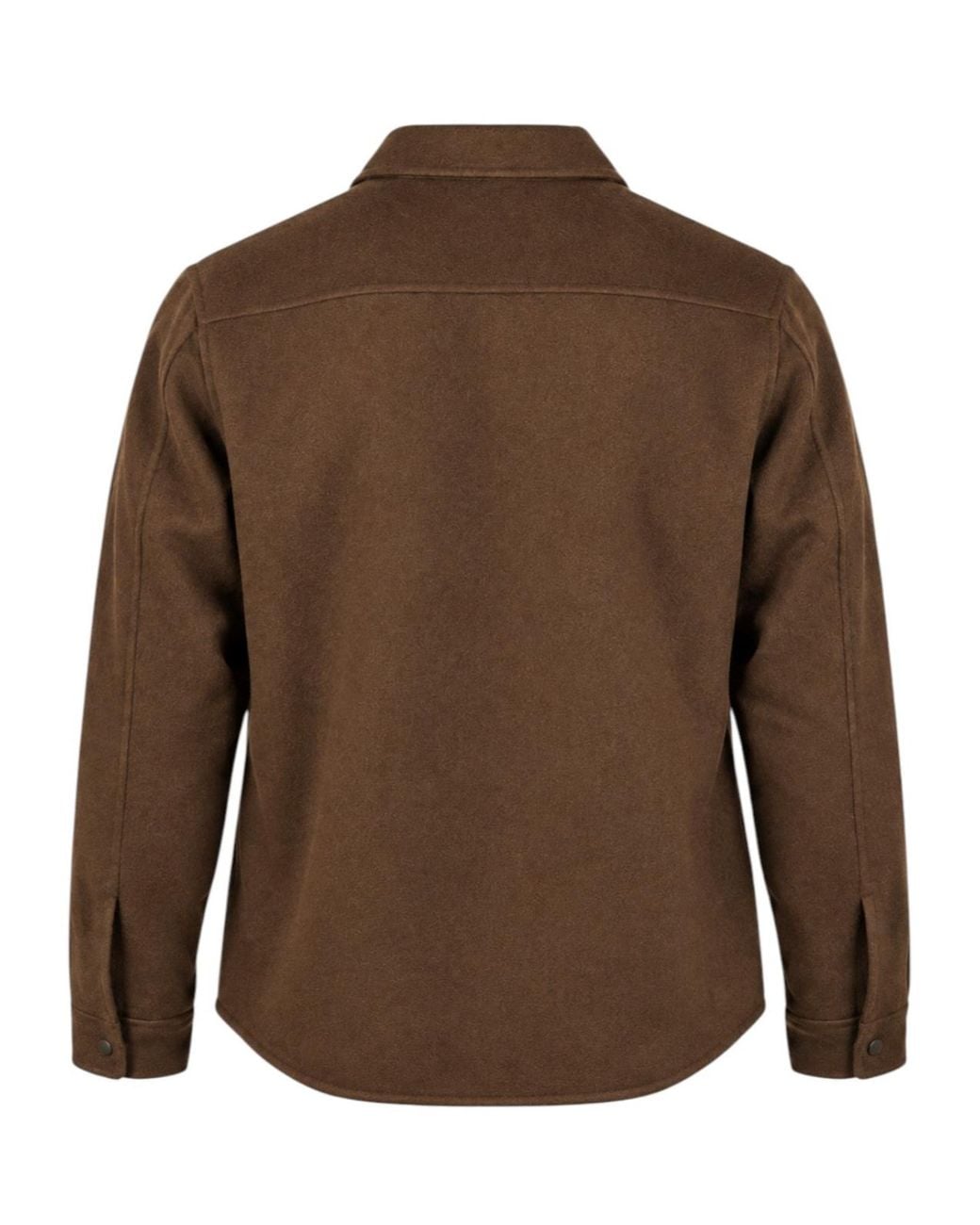 Aspesi Brown Long-Sleeved Shirt