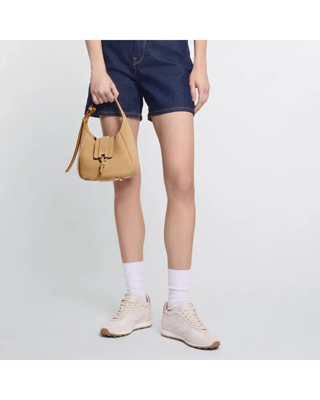 Hogan White Trend Mini Hobo Bag
