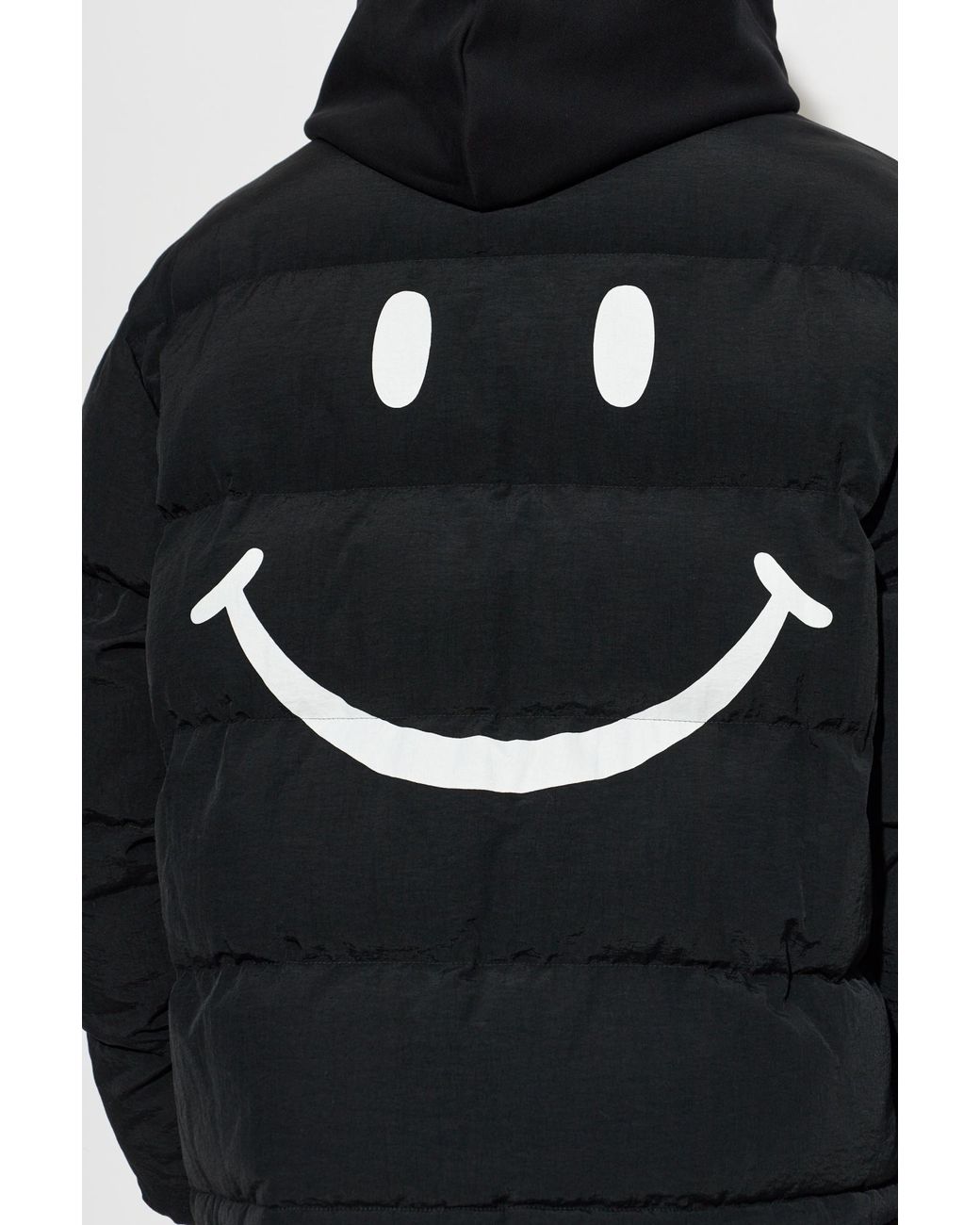Moschino Black X Smiley Padded Jacket for men