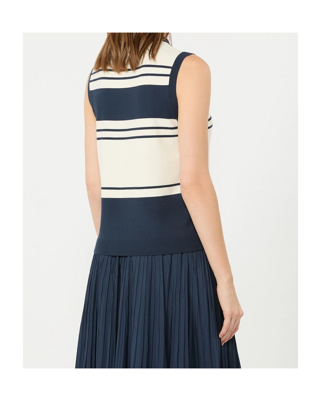 Weekend by Maxmara Blue Sleeveless Sweater