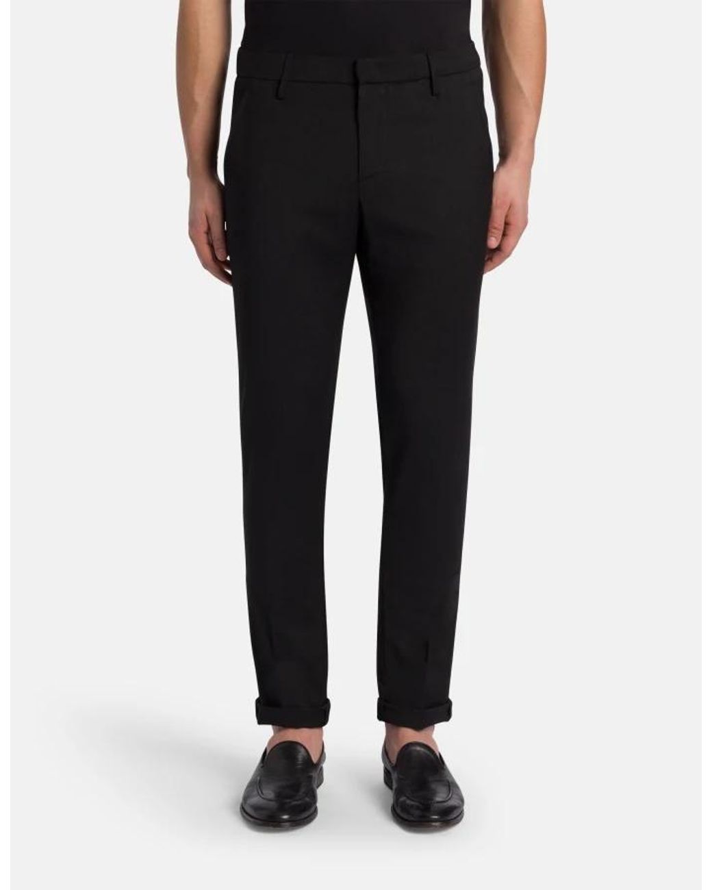 Dondup Black Gaubert Trousers for men