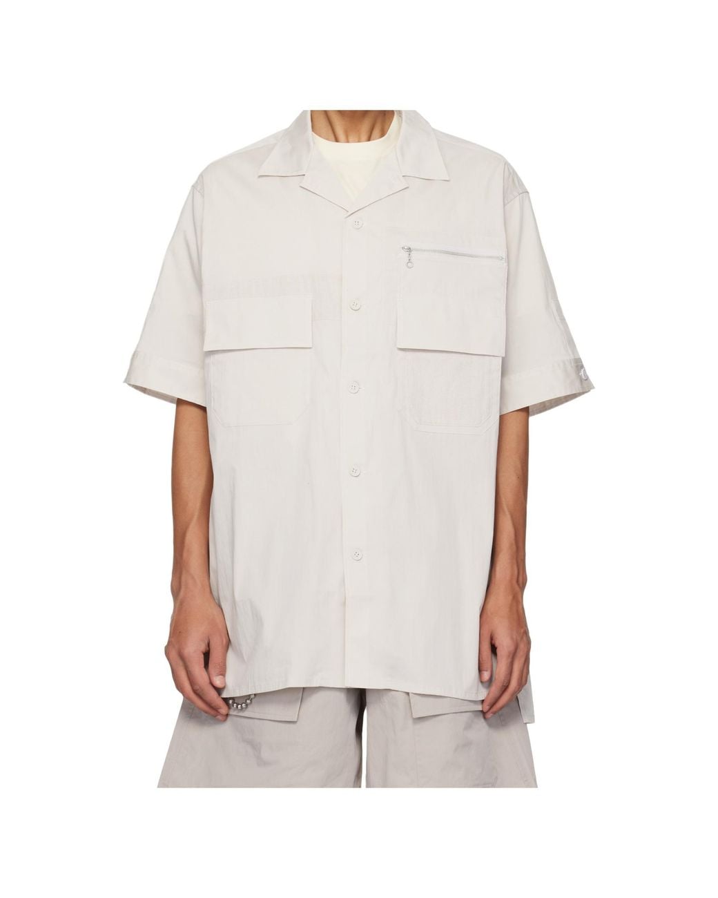 Y-3 White Ut Short-Sleeved T-Shirt for men