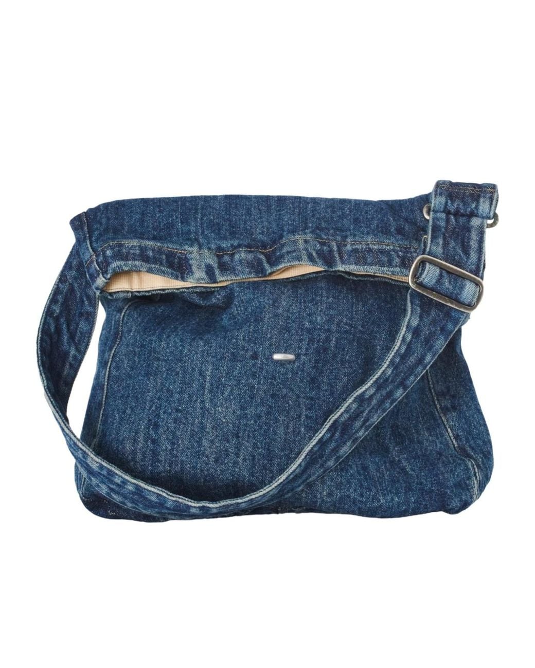 Our Legacy Foldover-Top Denim Shoulder Bag in Blue for Men | Lyst