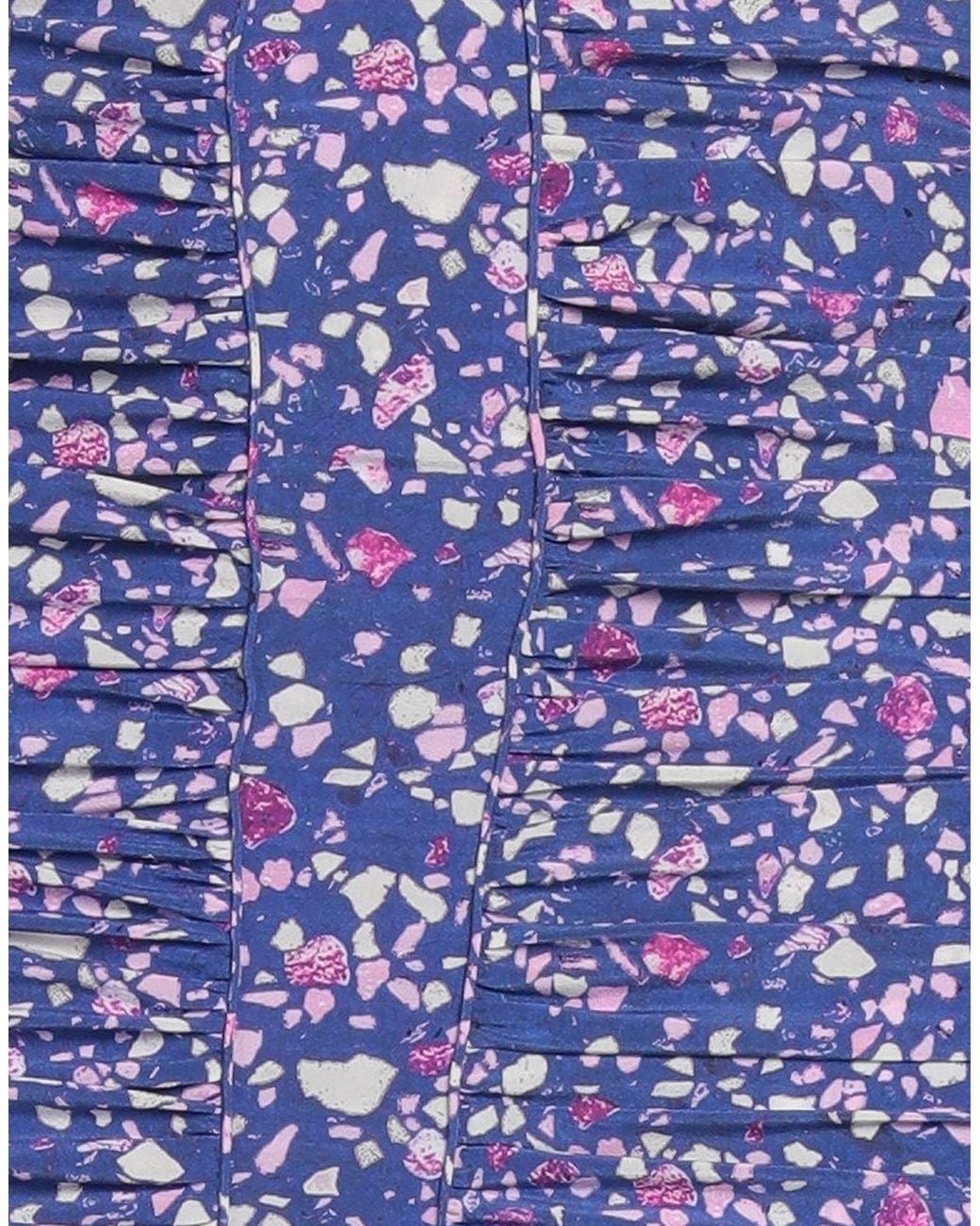 Isabel Marant Blue Colorful Slip Dress