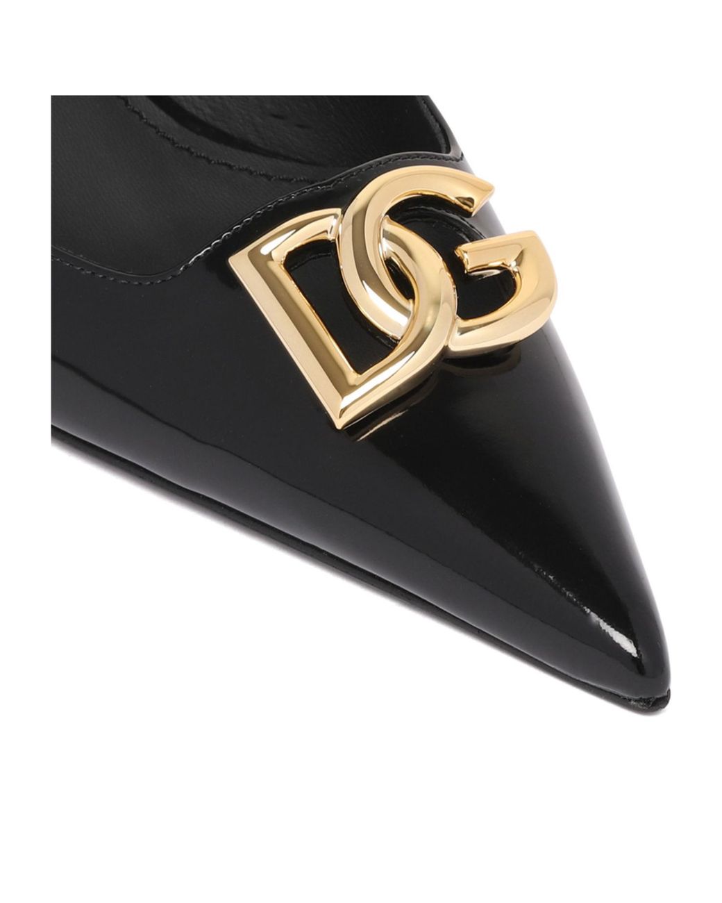 Dolce & Gabbana Black Cow Leather With Heel