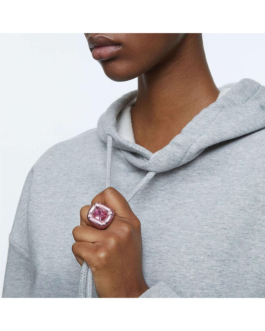 Swarovski Pink Dulcis Cocktail Ring