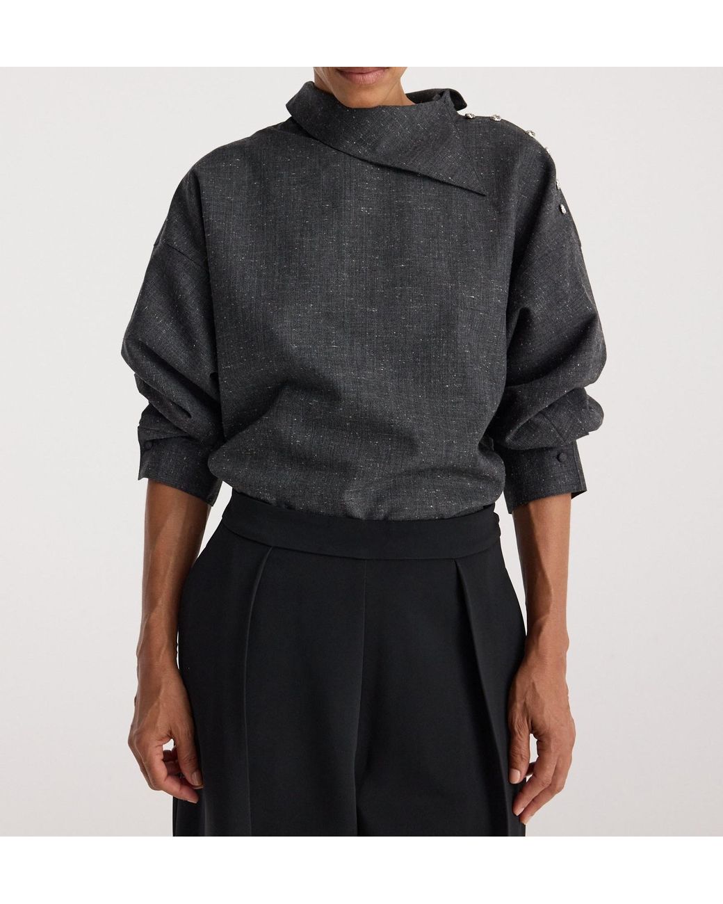 Rohe Blue Collared Top