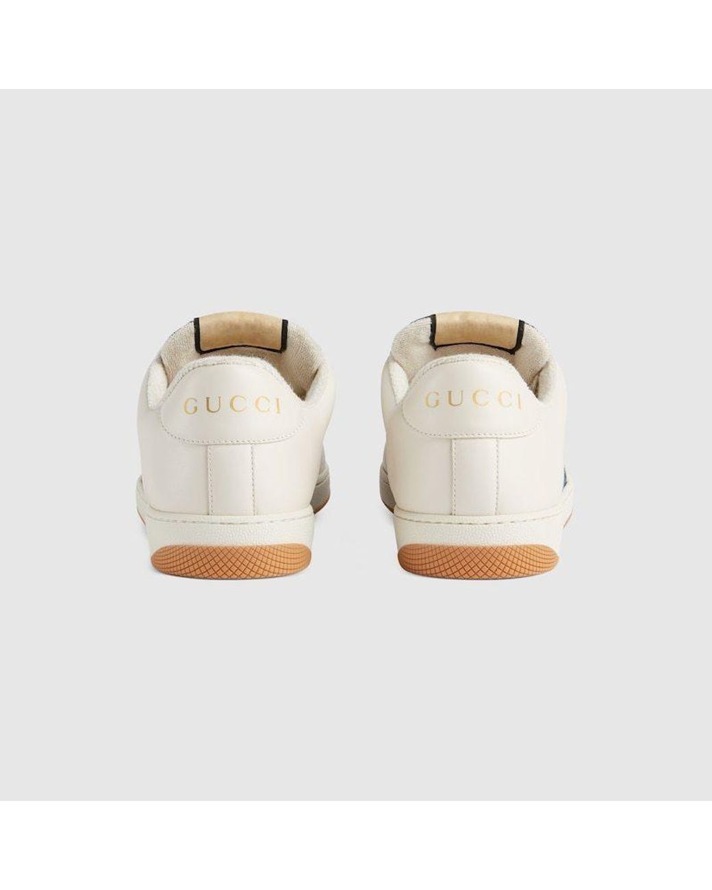 Gucci Blue Gg Screener Low-Top Sneakers for men