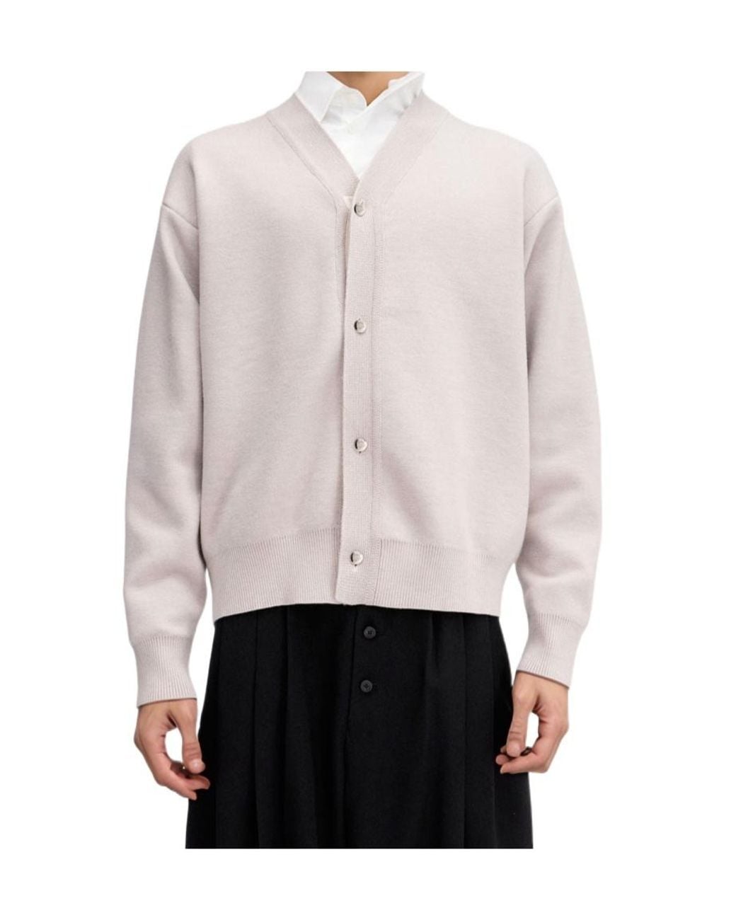Jacquemus Pink Cardigan Boutonne for men